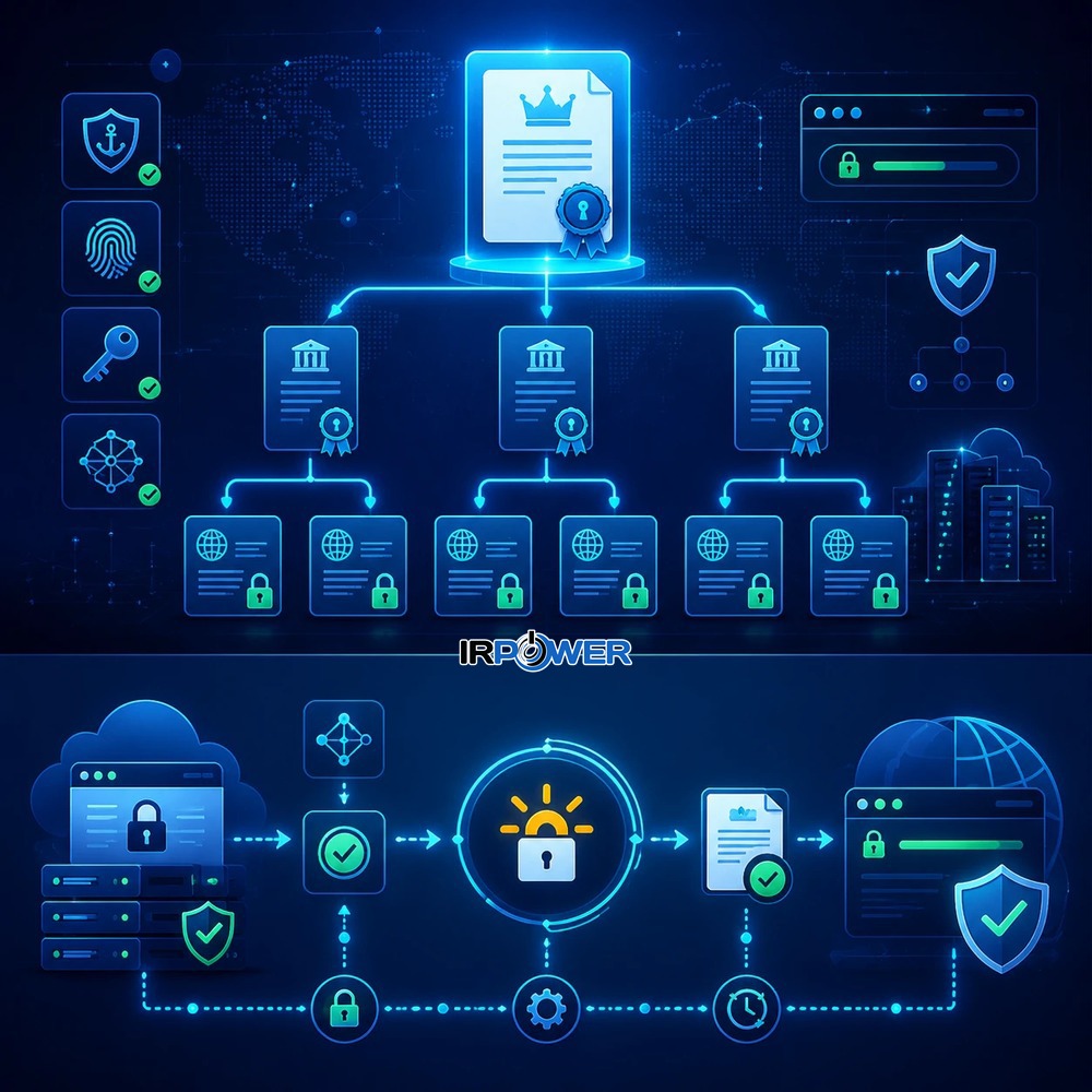 فرآیند صدور گواهی SSL