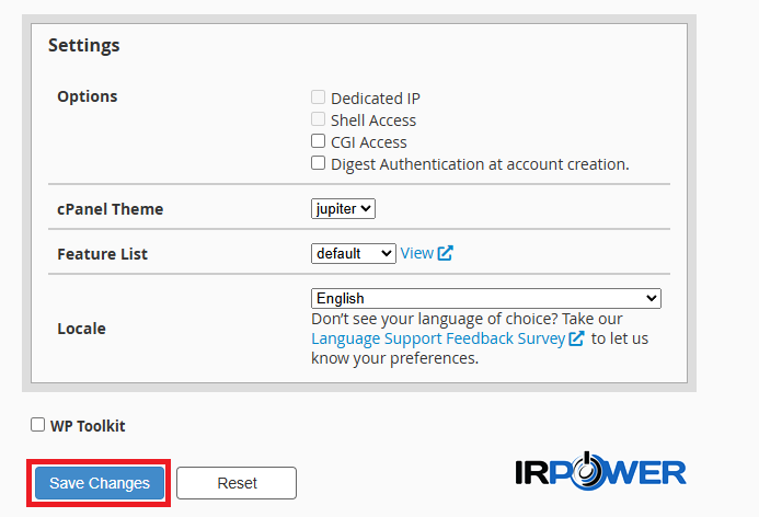 آموزش ویرایش پکیج‌ها در پنل WHM