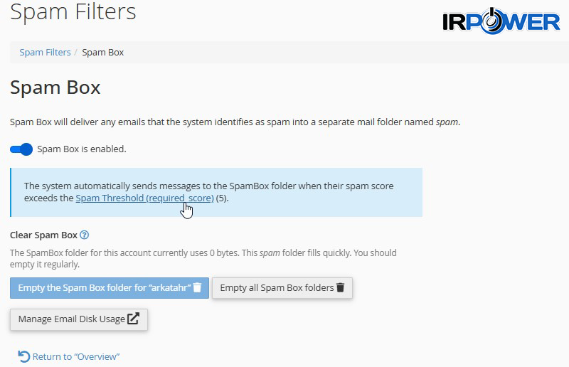 Spam Threshold (required_score)