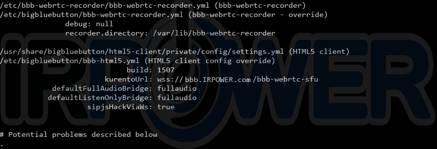 اجرای اسکریپت نصب BigBlueButton