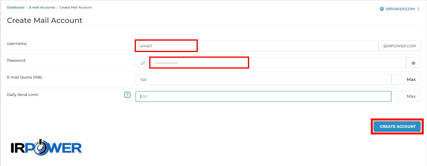 آموزش ساخت و مدیریت ایمیل در DirectAdmin