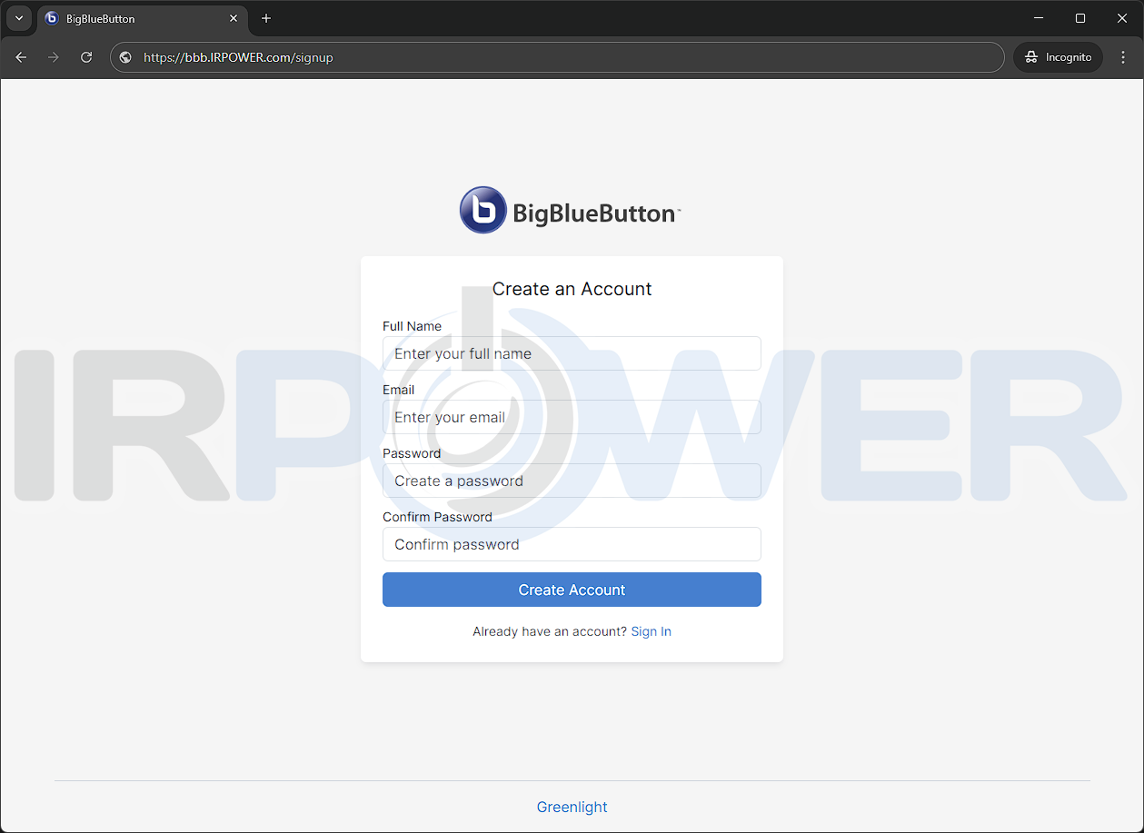 ساخت حساب ادمین