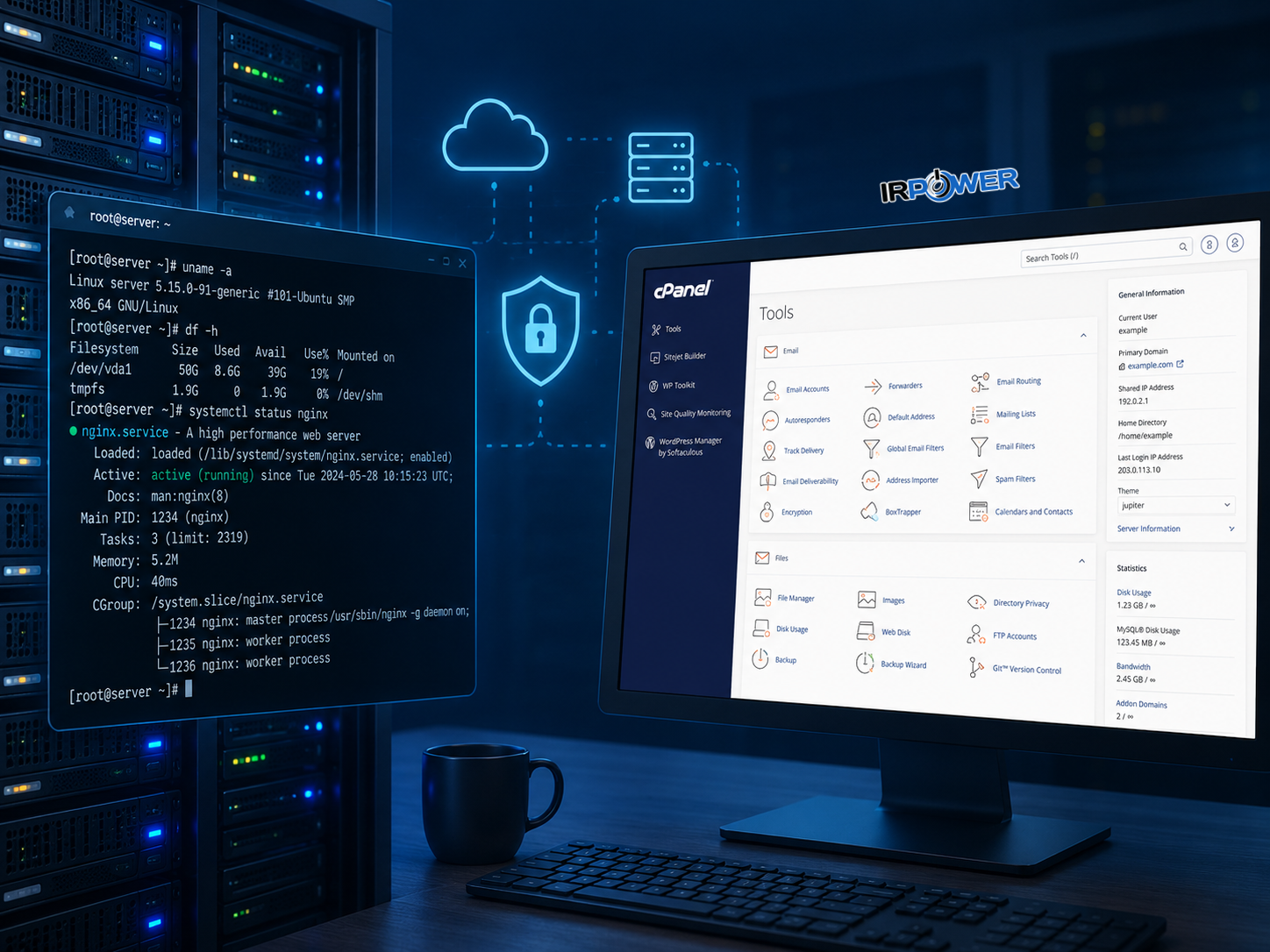 سرور با مدیریت یا بدون مدیریت