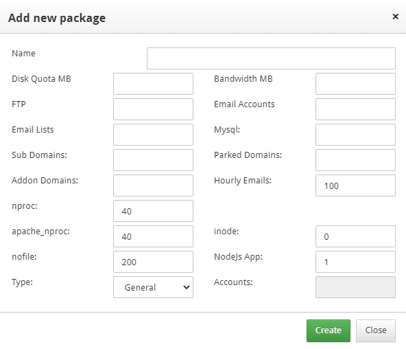 CWP Packages