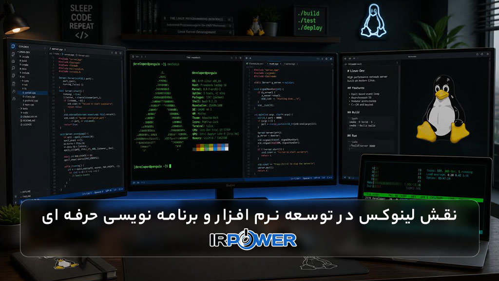 نقش لینوکس در توسعه نرم افزار و برنامه نویسی حرفه ای