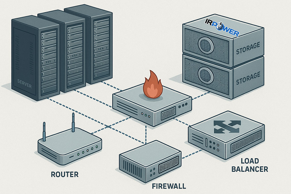 اجزای اصلی یک دیتاسنتر چیست؟
