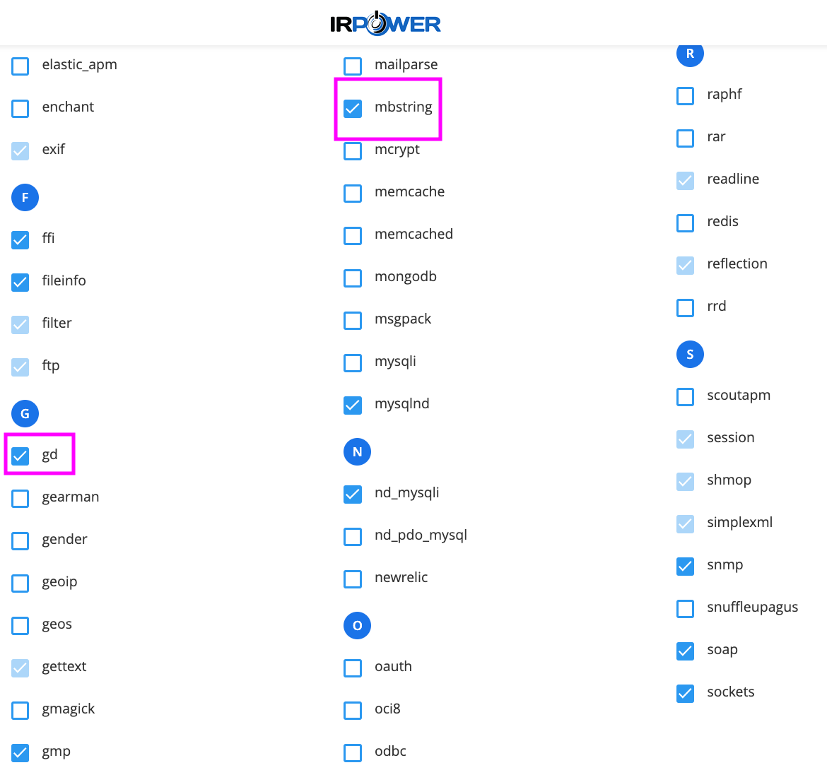 PHP Selector