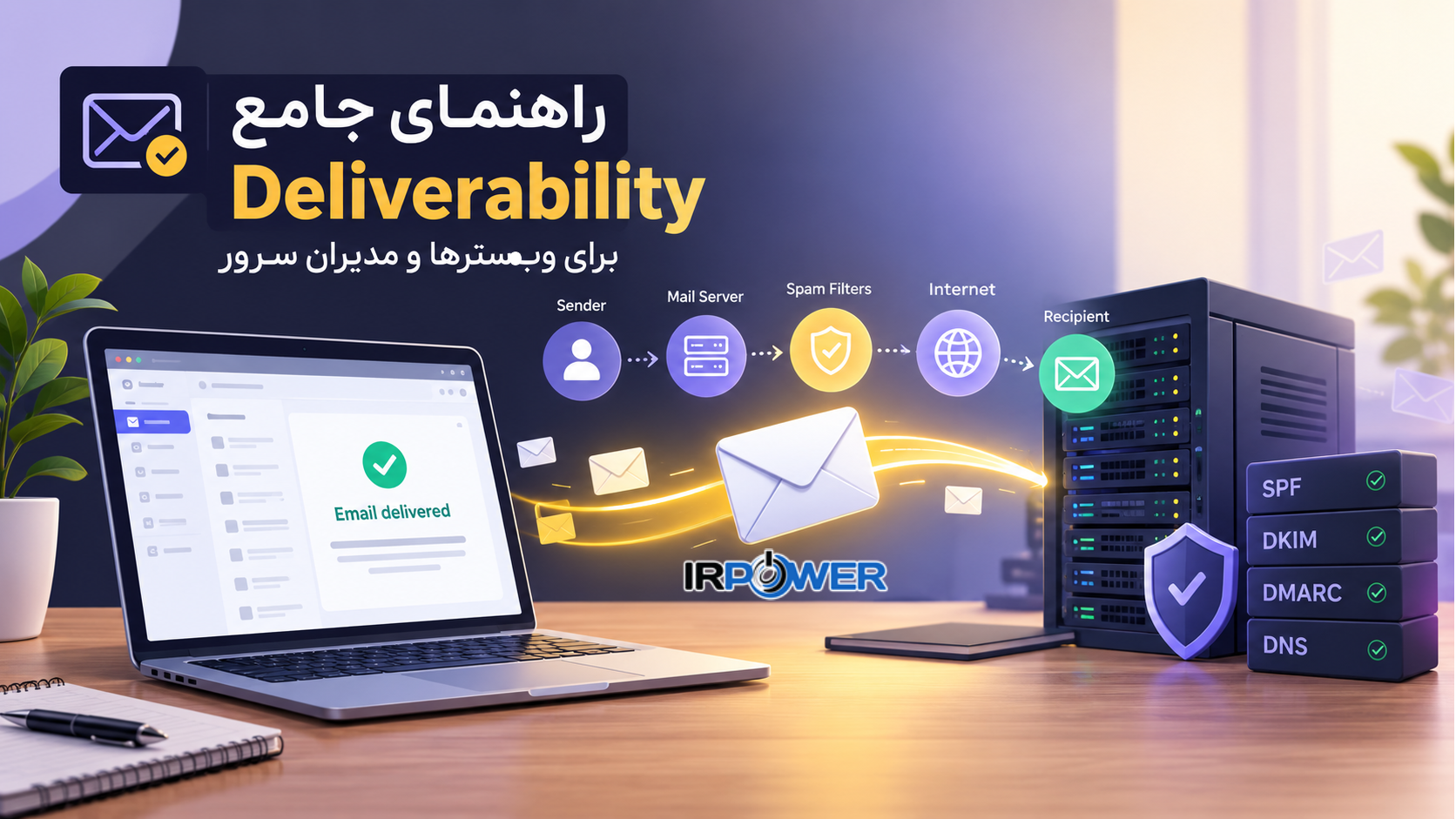 چرا ایمیلها به پوشه Spam میروند یا به مقصد نمیرسند؟