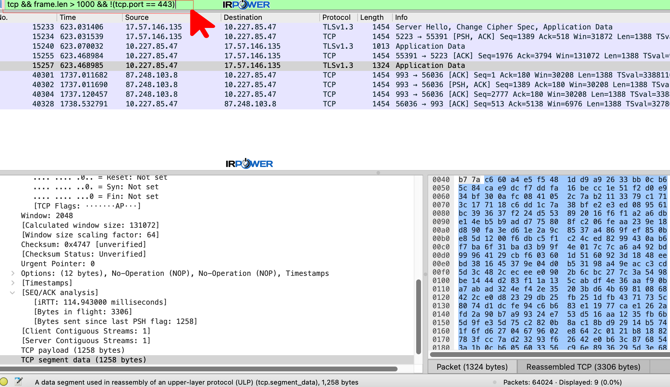 فیلترها (Display Filters) در وایرشارک wireshark